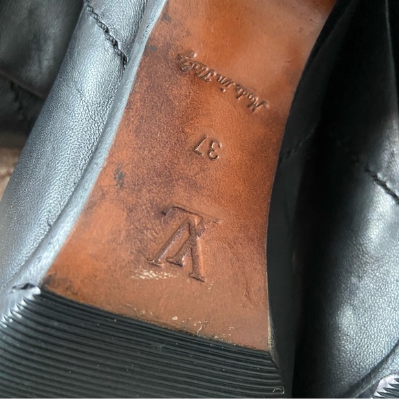 Louis Vuitton Leather Tall Stiletto Boots - Picture 14 of 16